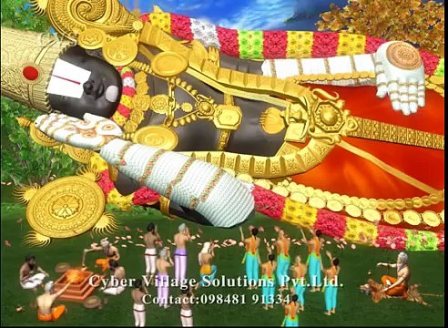 Srinivasa Govinda 3 -Sri Venkatesam Sri Srinivasam Manasa Smarami 3D Animation Vishnu Bhajan Songs