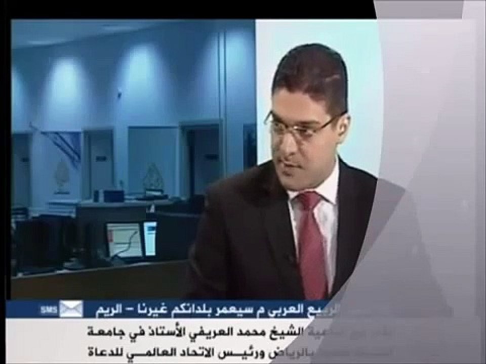 ‫العريفي يقول القاعدة ليسوا إرهابيين ولا يستحلون الدماء ويدافع عن بن لادن‬‎