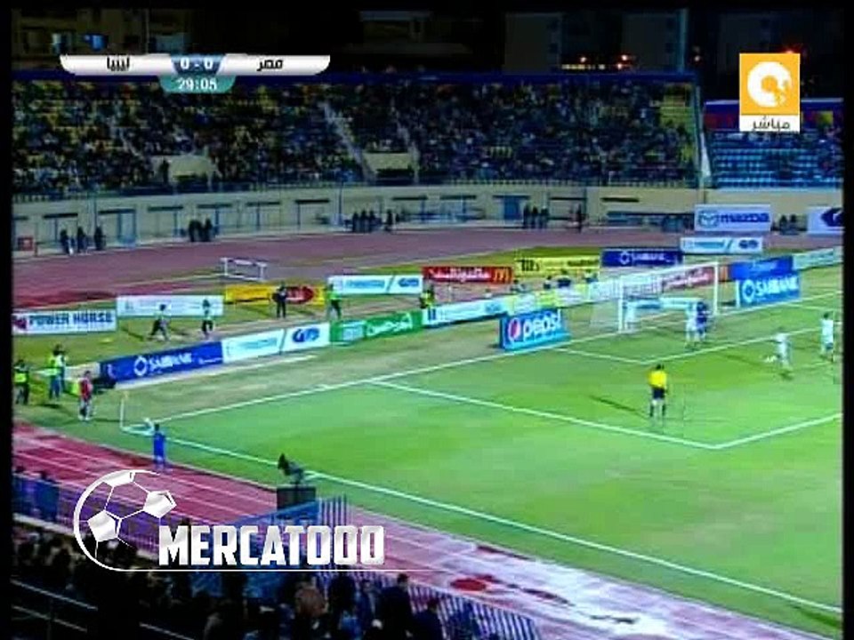 اهداف مباراة ( مصر 2-0 ليبيا ) مباراة ودية