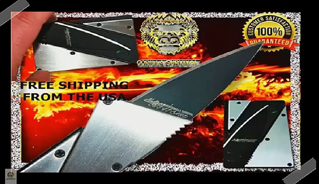 Introduction to and Demonstration of how to use the Credit Card Knife 2.0