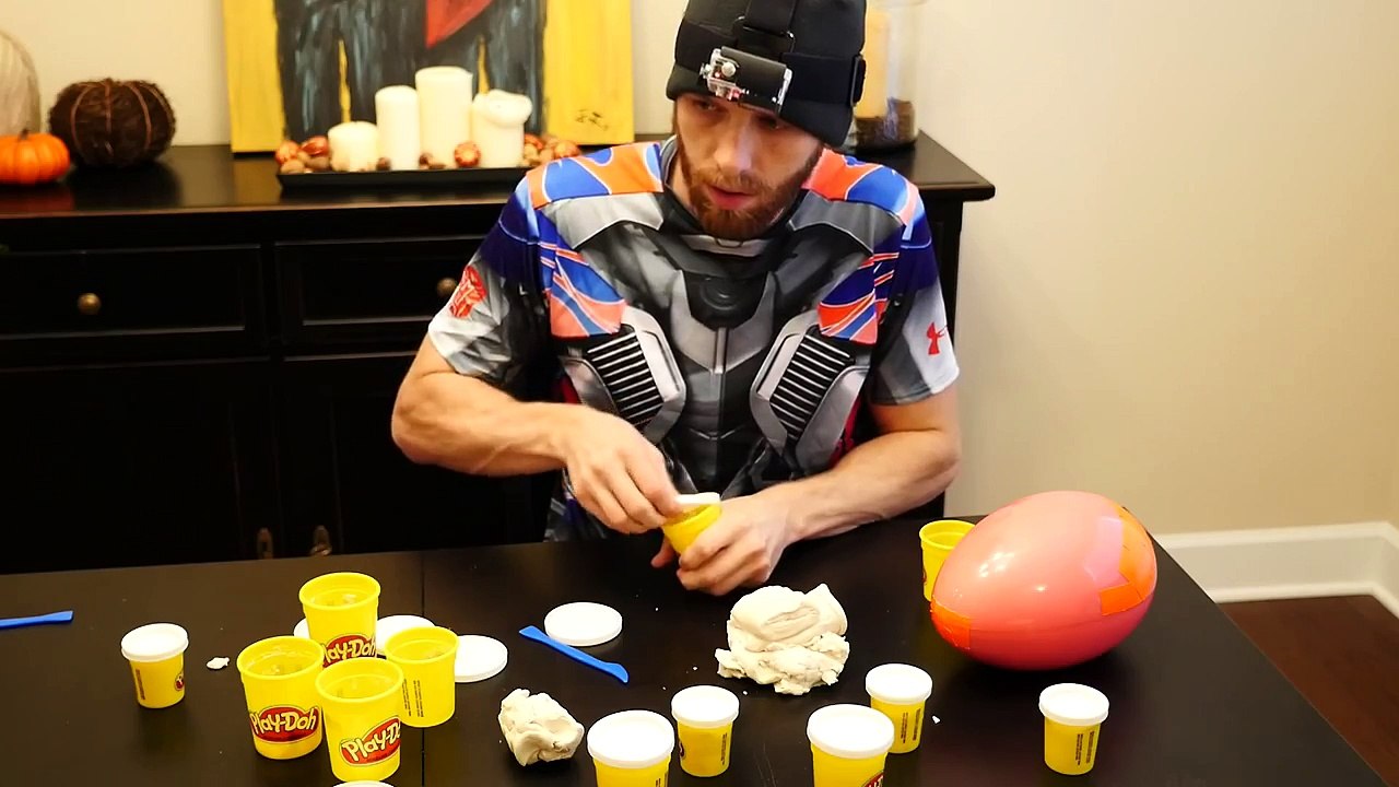 GIANT Disney Big Hero 6 Baymax Play Doh Superhero Surprise Egg by Disney Cars Toy Club DCTC