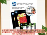 HP CG898AE - Pack de cartuchos de tinta y papel (940XL Officejet 100 hojas A4)