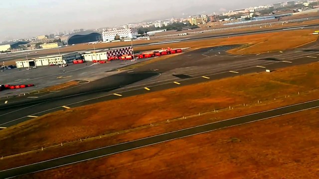 Mumbai city aerial view