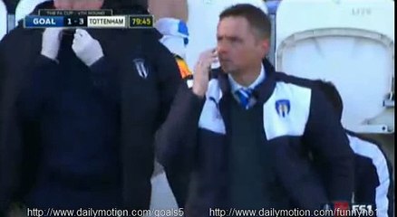 Ben Davies OWN Goal Colchester 1 - 3 Tottenham FA Cup 30-1-2016