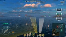 World of Warships Umikaze two torpedo hits two kills
