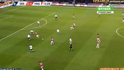 Wayne Rooney Goal - Derby 0 - 1 Manchester United - 29-01-2016