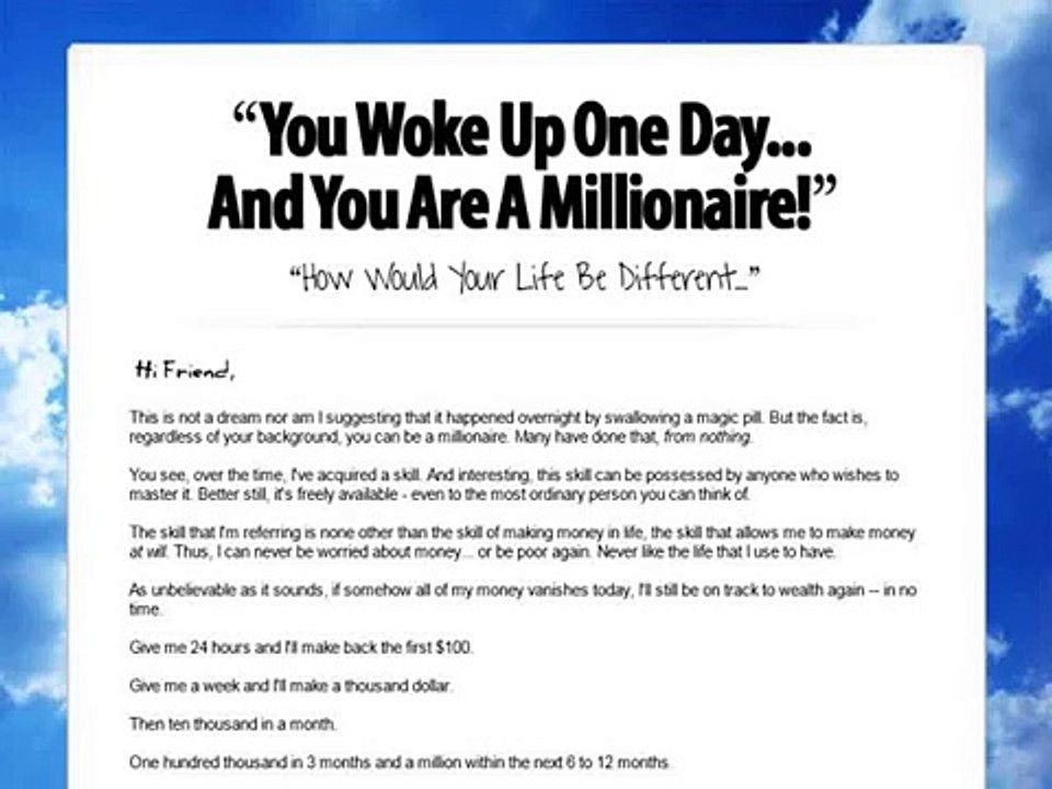Wakeup Millionaire