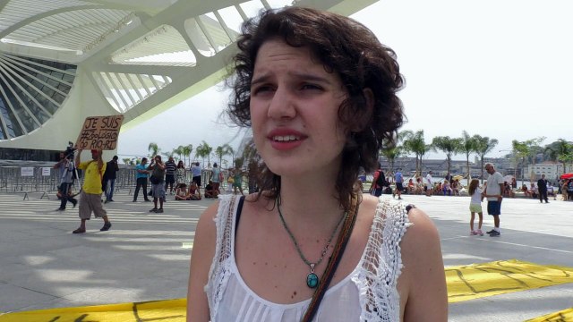 Ativistas protestam contra Jogos Olímpicos