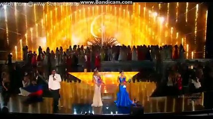 Miss Universe 2015 crowning moment Pia of Philippines