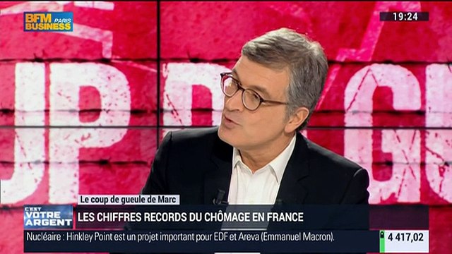 Le Coup de Gueule de Marc: J'aimerais qu'on prenne les vrais chiffres du chômage - 29/01