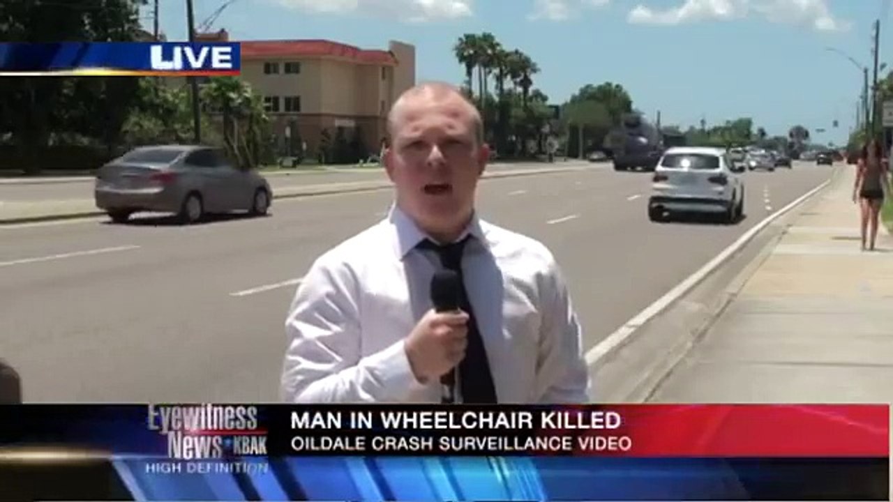 A male reporter is interrupted by a girl on LIVE-TV (FMRITP)