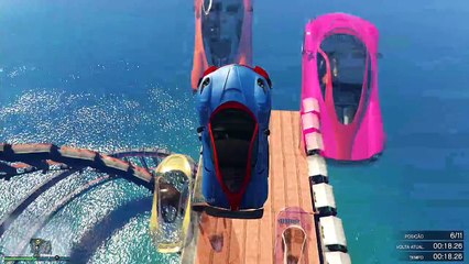 GTA V - PIRATAS DESCONTROLADOS E WALLRIDE MONSTRUOSO