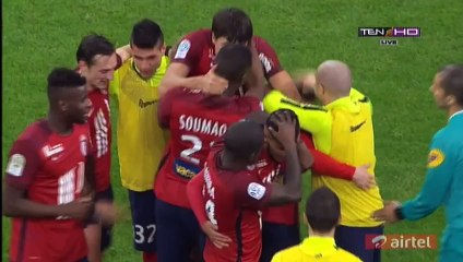 Sébastien Corchia Goal - Olympique de Marseille 0-1 OSC Lille - 29.01.2016