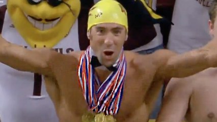 Michael Phelps Gets Nearly Naked for ASU’s Curtain of Distraction