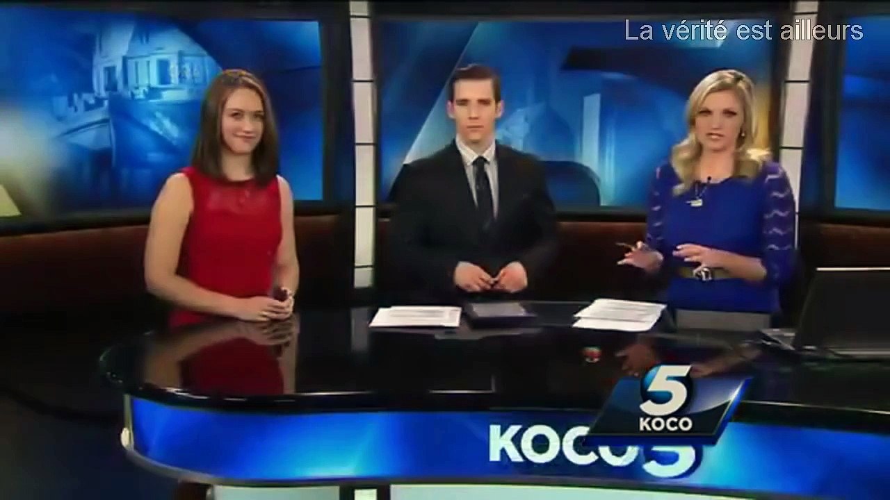 [OVNI] Un cigare volant filmé en direct par une chaîne TV d’Oklahoma City - 11.03.2015 - NO FAKE