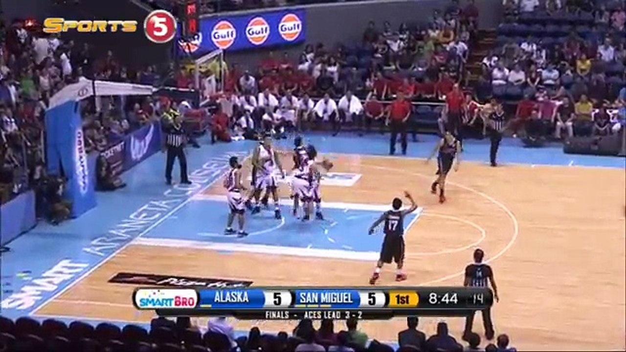 Alaska vs San Miguel - Q1 - Finals Game 6 Philippine Cup 2015-2016