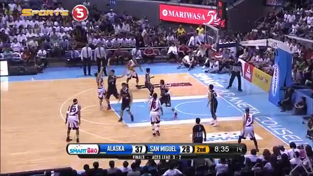 Alaska vs San Miguel - Q2 - Finals Game 6 Philippine Cup 2015-2016