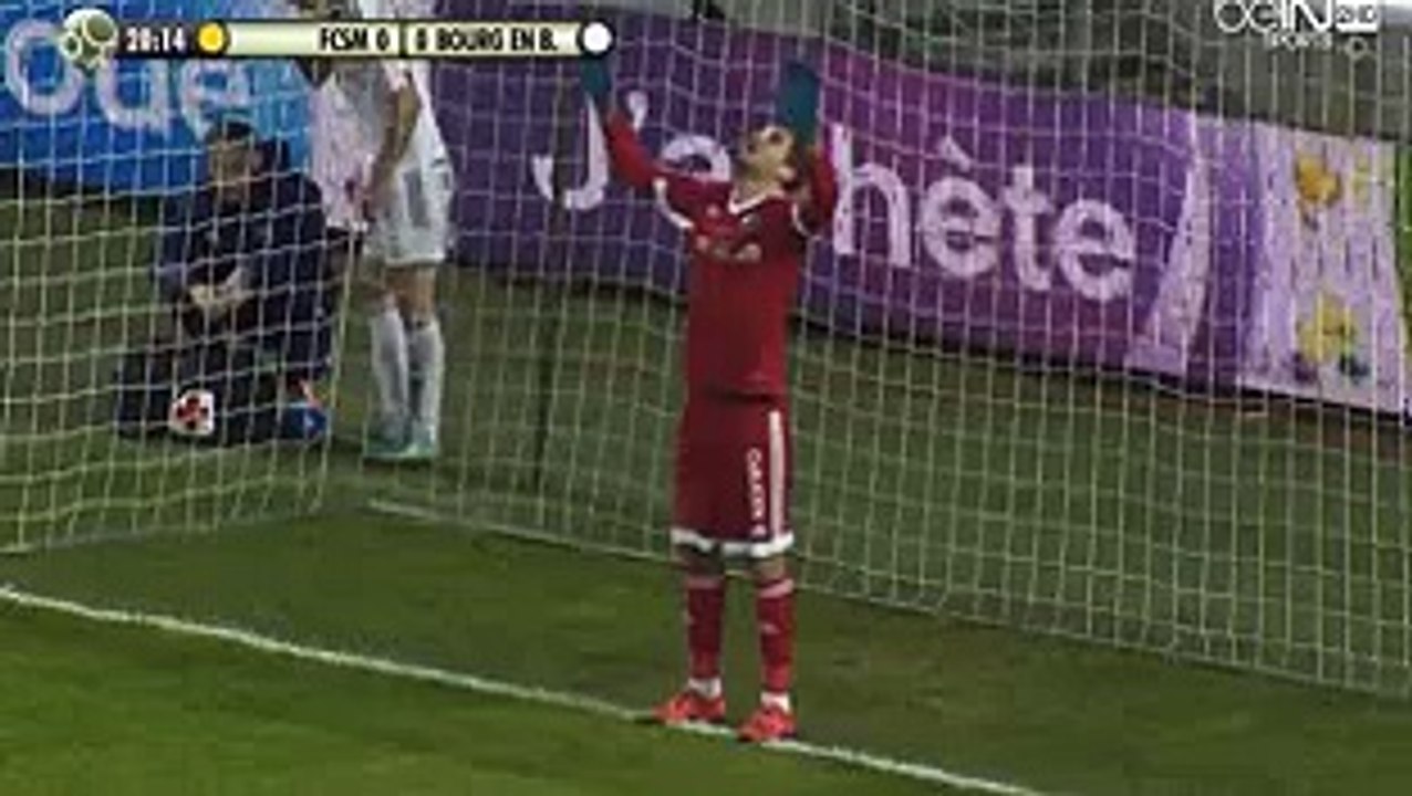 Sochaux 1-0 Bourg-Peronnas Raphaël Caceres  Penalty 29.01.2016
