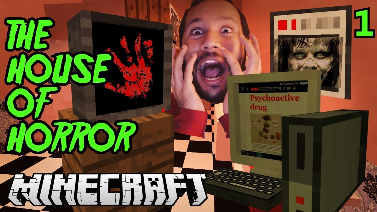THE HOUSE of HORROR Map Jump Scares Part 1 Minecraft Gameplay NikNikamTV