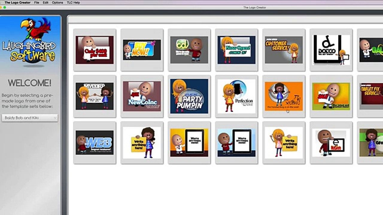 How to Use BLOO - a Character set For The Logo Creator