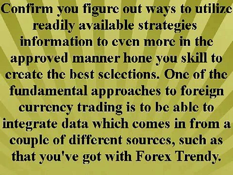 The main Forex Trendy Product Report Does This Forex Solution Work