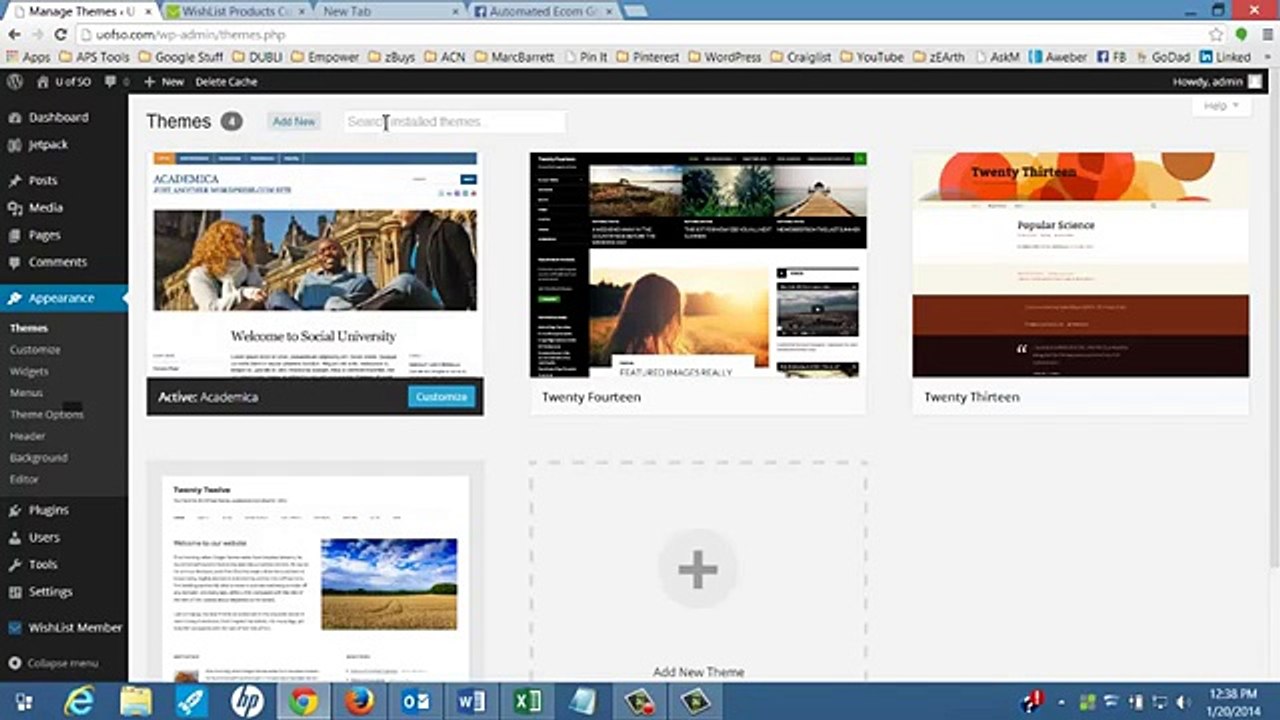 Lesson 88 How to Customize Your Wishlist Member Subscription Website Pt 6