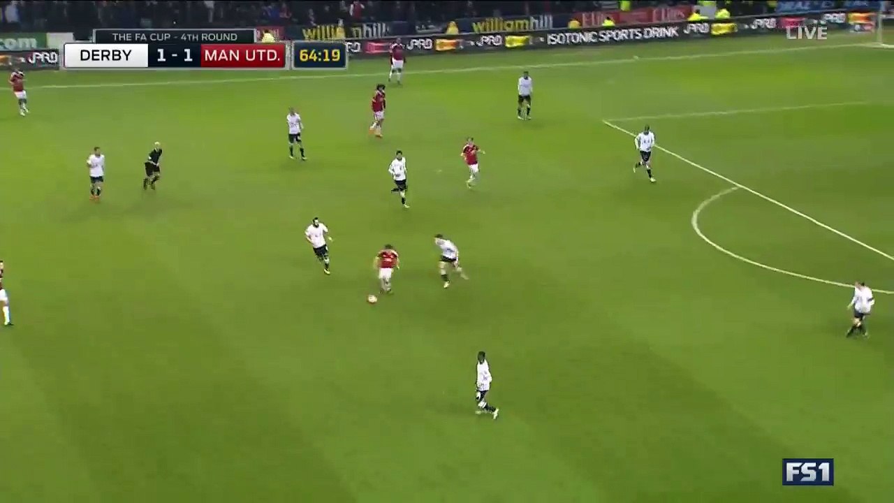 Daley Blind 1:2 | Derby v. Manchester United 29.01.2016 HD