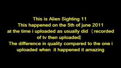 HQ Real Alien Sighting 11   Filmed with 2 Cameras HQ