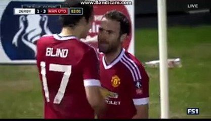Juan Mata Fantastic Goal Derby 1-3 Manchester United 29-01-2016
