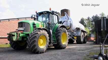 John Deere 7530 & Dezwaef 18m³ Loonwerken Jurgen Baeke Willems