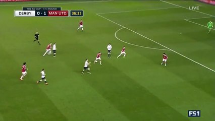 George Thorne Goal - Derby v. Manchester United 29.01.2016 HD