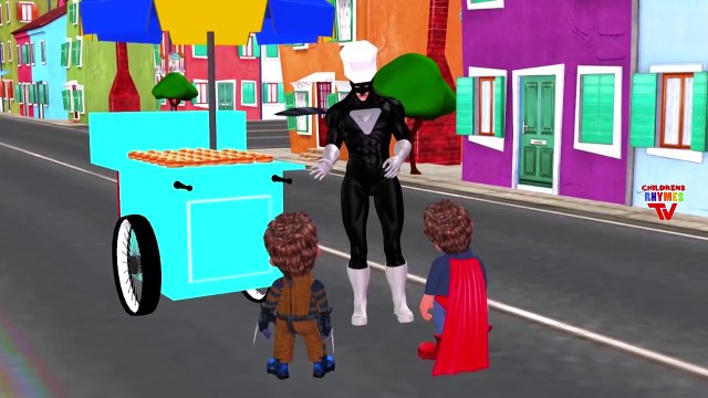 Batman Cartoon Finger Family Rhymes And Johny Johny Yes Papa, Hot Cross Buns Children Nursery Rhymes