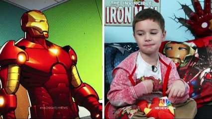 Marvel Honors Boy Fighting Hemophilia With Cameo in ‘Iron Man’ Comic | NBC Nightly News