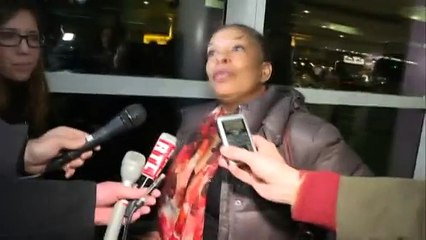 "J'ai toujours été une femme libre", déclare Christiane Taubira à son arrivée à New York