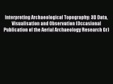 Interpreting Archaeological Topography: 3D Data Visualisation and Observation (Occasional Publication