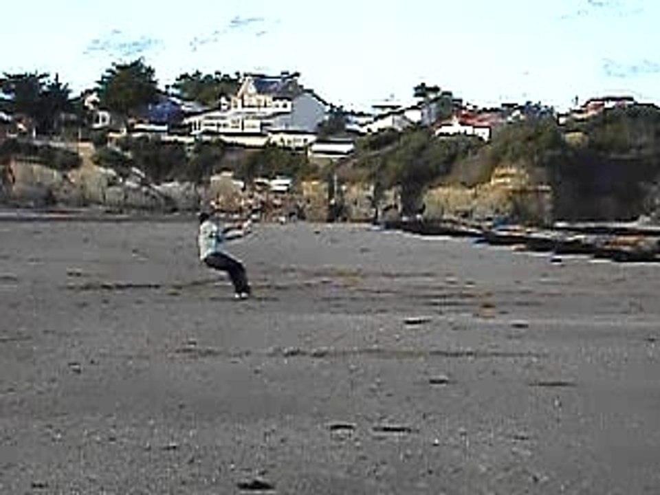 Kite a la bernerie (ptite glissade)