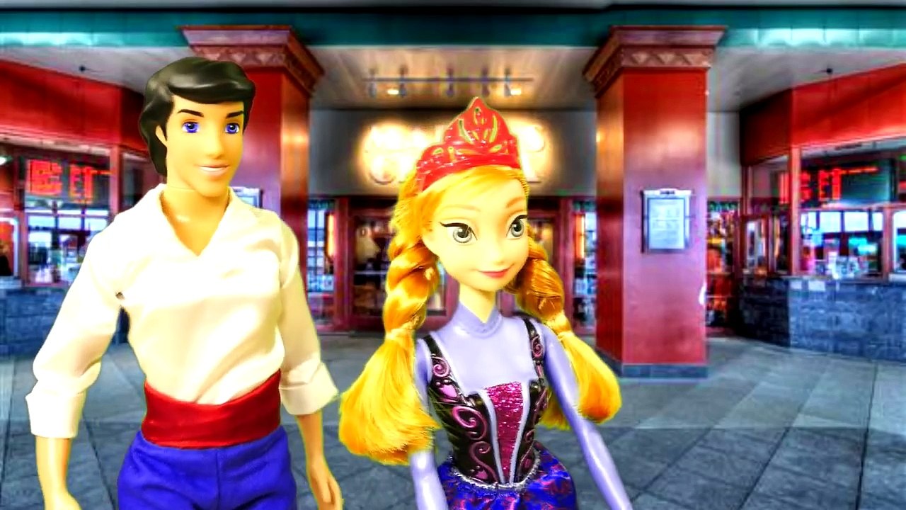 Frozen Movie Night Prince Eric and Anna Elsa Harry Styles One Direction Barbie Doll Date