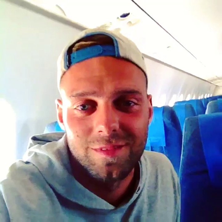 Alone on the aeroplane