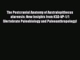 The Postcranial Anatomy of Australopithecus afarensis: New Insights from KSD-VP-1/1 (Vertebrate