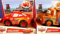 2014 Cars 2 Talking Lightning McQueen and Funny Talkers Mater Disney Pixar Cars Toys