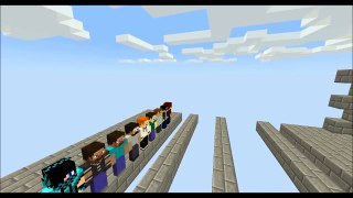 [Minecraft animation] Minecraft player School Parkour