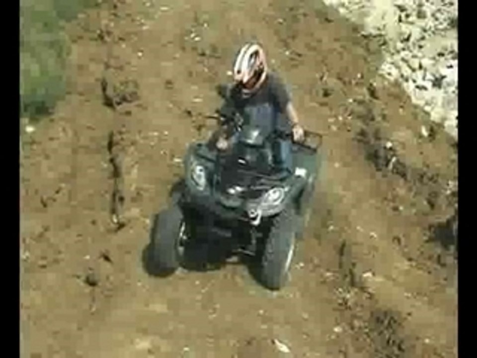 michel teste le quad