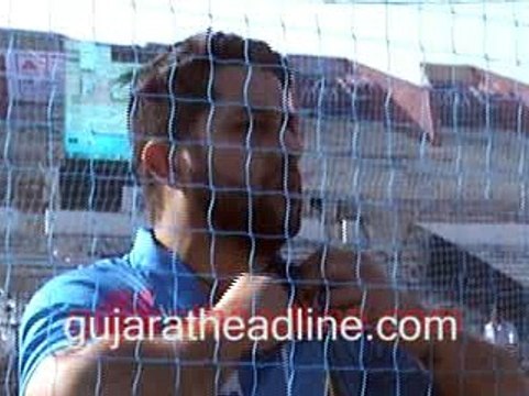 Actor Rohit Roy in Ahmedabad for CCL 6 playing for Mumbai Heroes