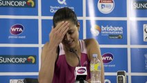 Ana Ivanovic press conference (semifinal) - Brisbane International 2015