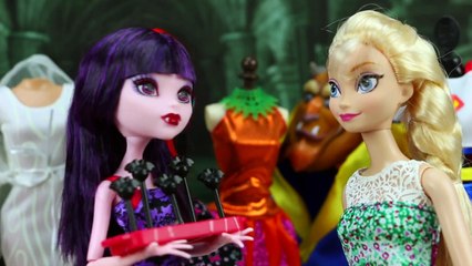 Elsa & Anna turn into Vampires after they are Bitten by Monster High. DisneyToysFan