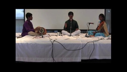 SAPNA SANGITA VAADYA NATYA RAVALI 2015: RAGHAV NARASIMHAN:"Brahmamokate" & "GARUDA GAMANA"