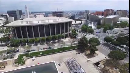 Piloting Drone very nice building San Antonio