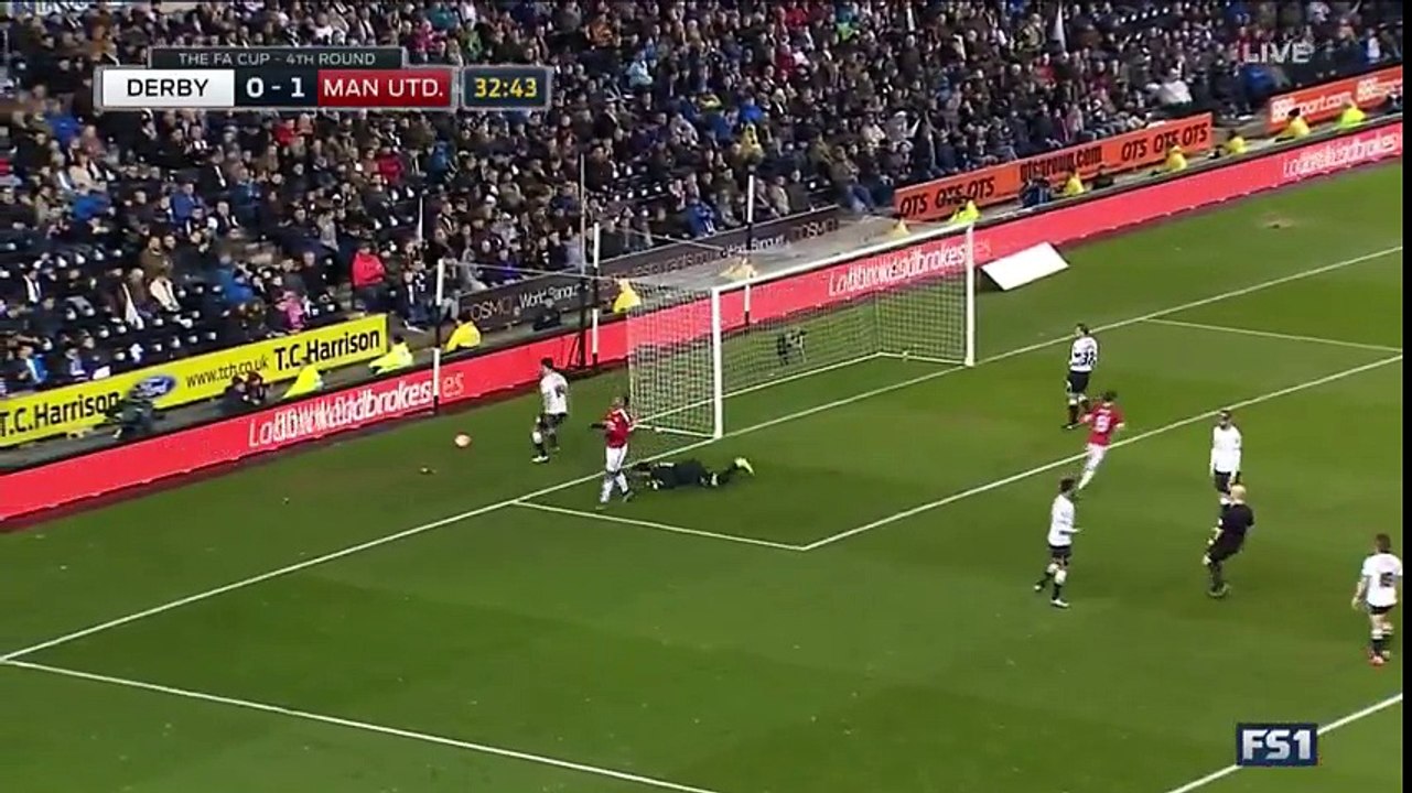 Derby County F.C. ( 1 vs 3 ) Manchester United F.C. Match Highlights FA Cup
