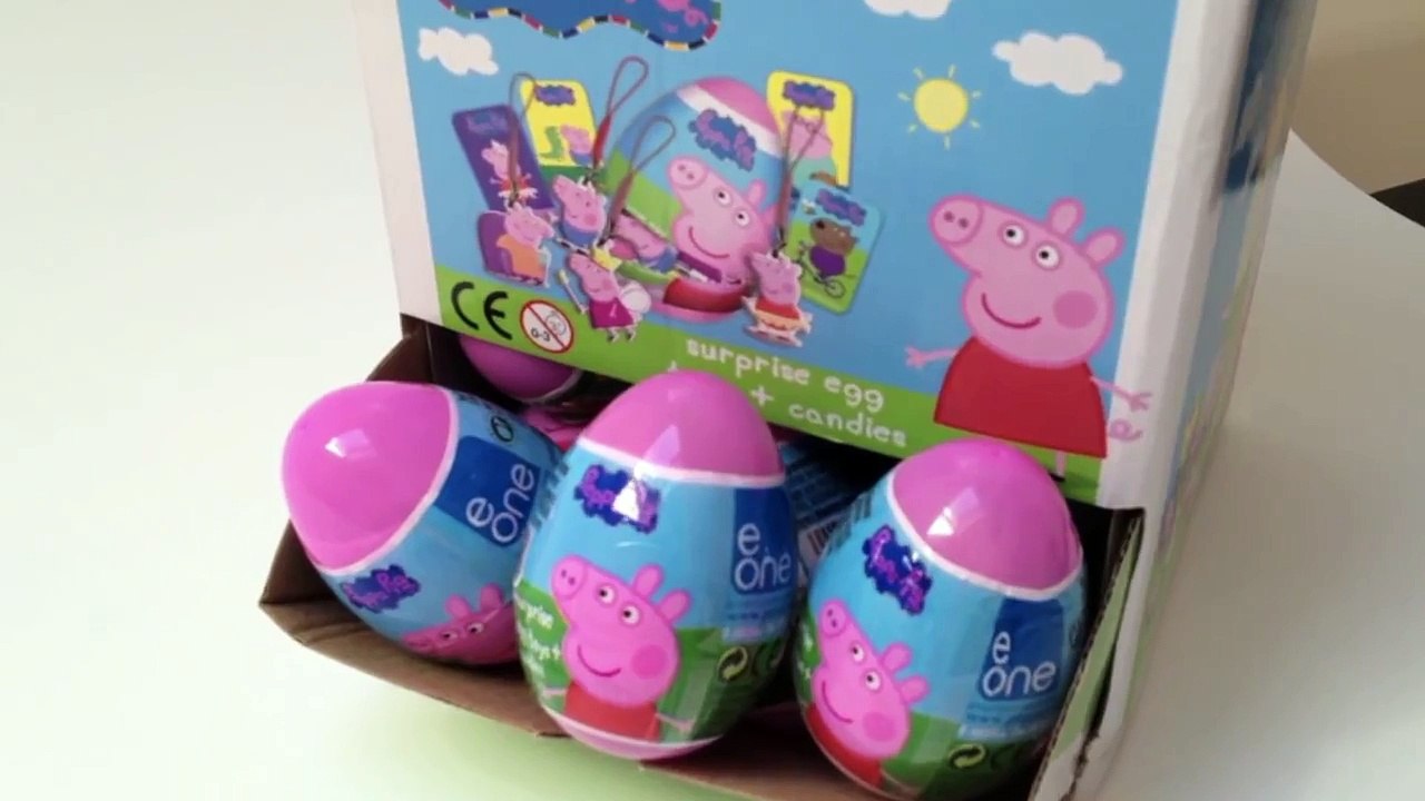 Surpris Egg Peppa Pig Play-Do Egg Frozen Mickey Mous Hell Kitty Huevo Sorpresa Toy Videos part 1/2