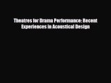 [PDF Download] Theatres for Drama Performance: Recent Experiences in Acoustical Design [PDF]